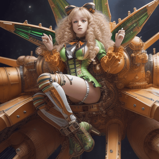 AI generated: full body hyperdetailed steampunk full body spaceship interior, cinematic shot, 100mm lens, perfect ...