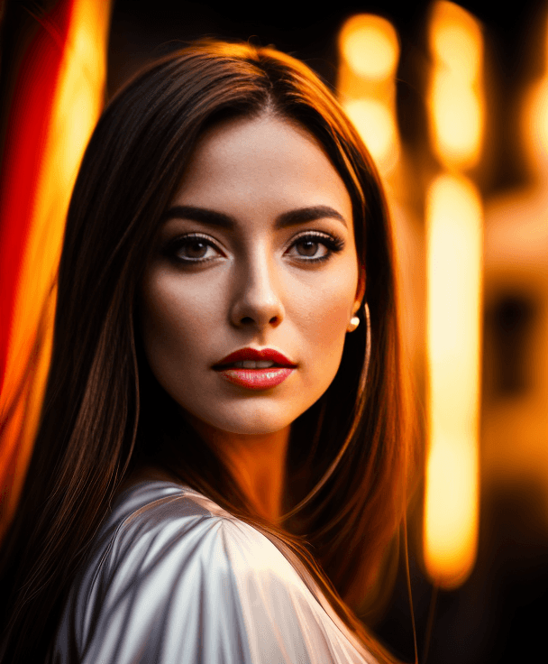 AI generated: Portrait photo of european woman, looking at viewer, cinematic, epic, (sharp focus:1.1), intricate, ...