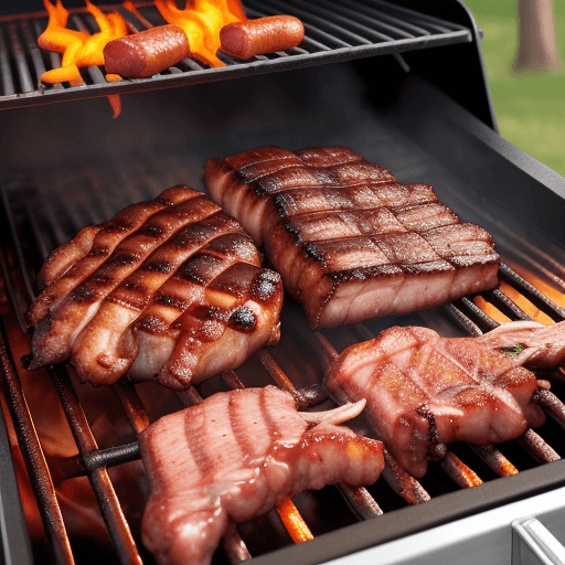 AI generated: Hyper realistic image of bbq eat and sleep