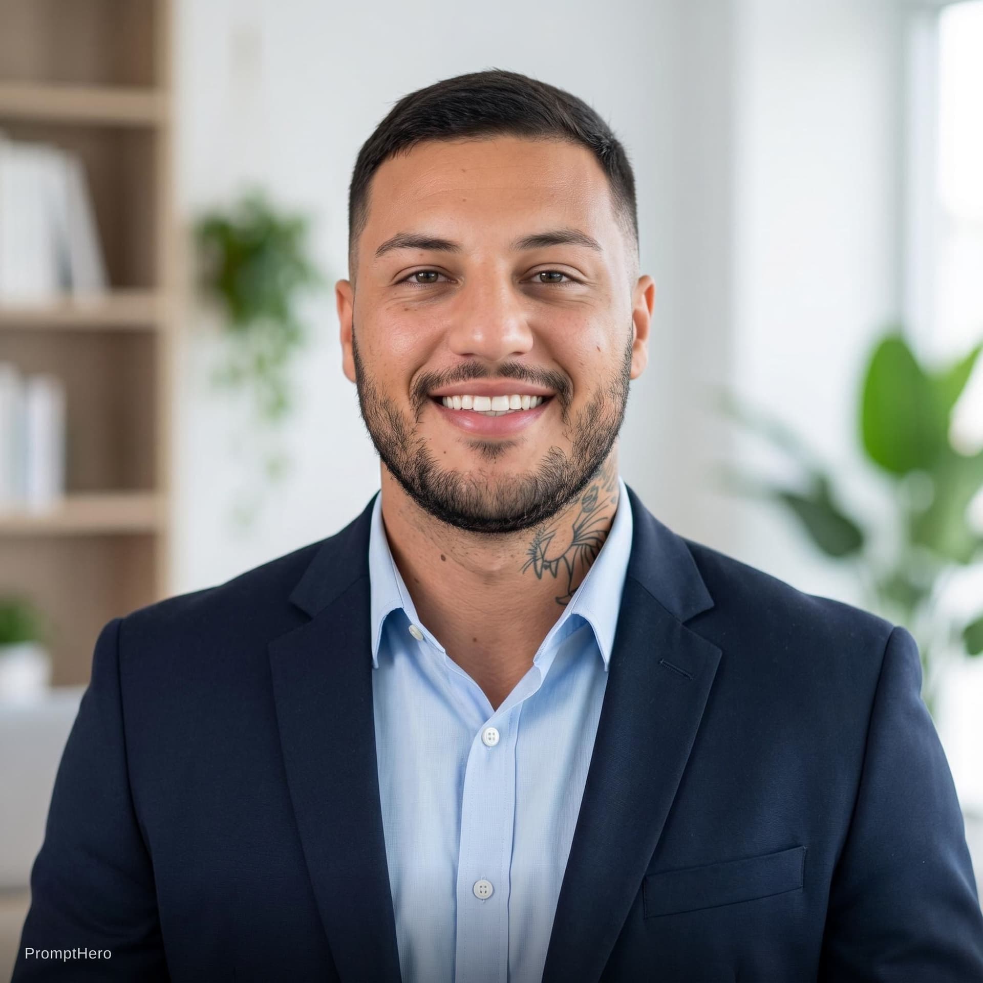 AI generated: Create a professional portrait profile picture for your LinkedIn profile tailored for job opportunit...