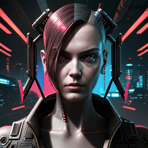 AI generated: android android games for ios or android, in the style of tristan eaton, cyberpunk dystopia, meticul...