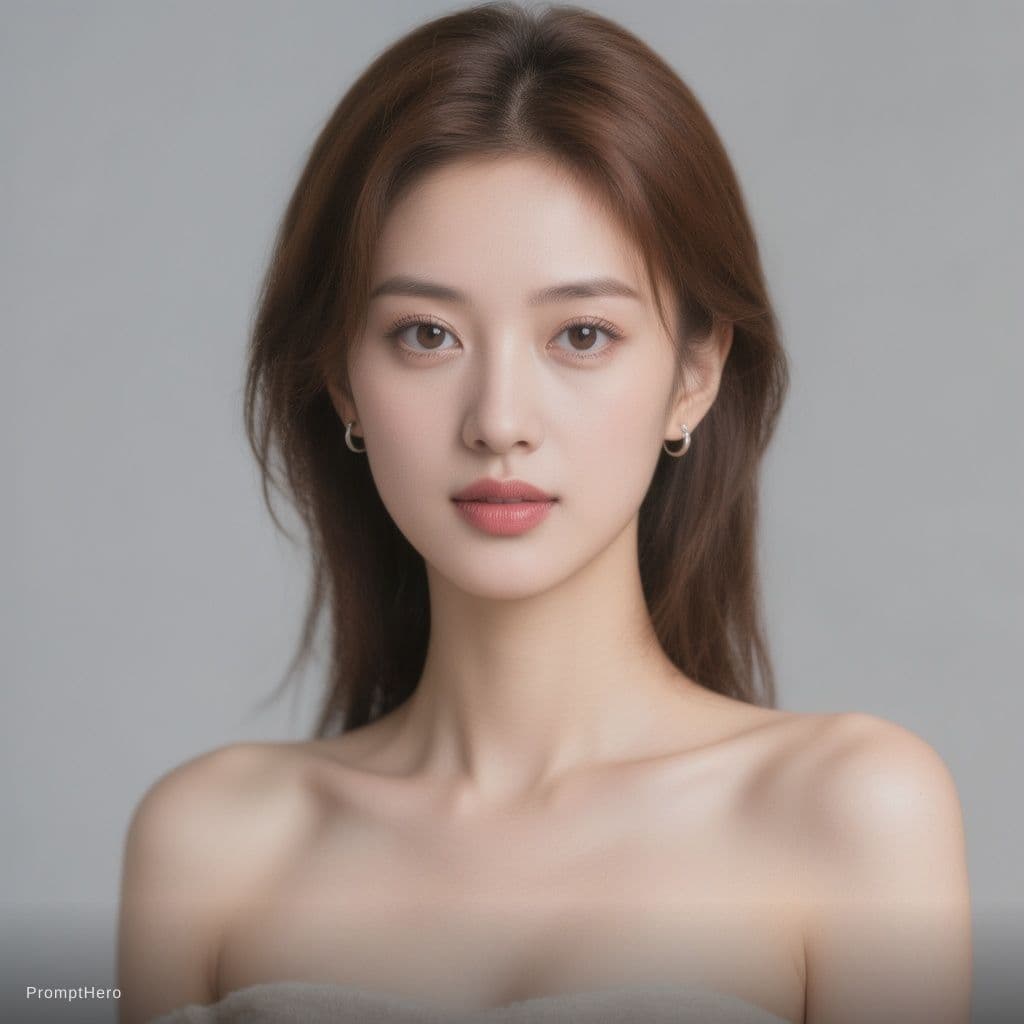 AI generated: Beautiful bust woman 
