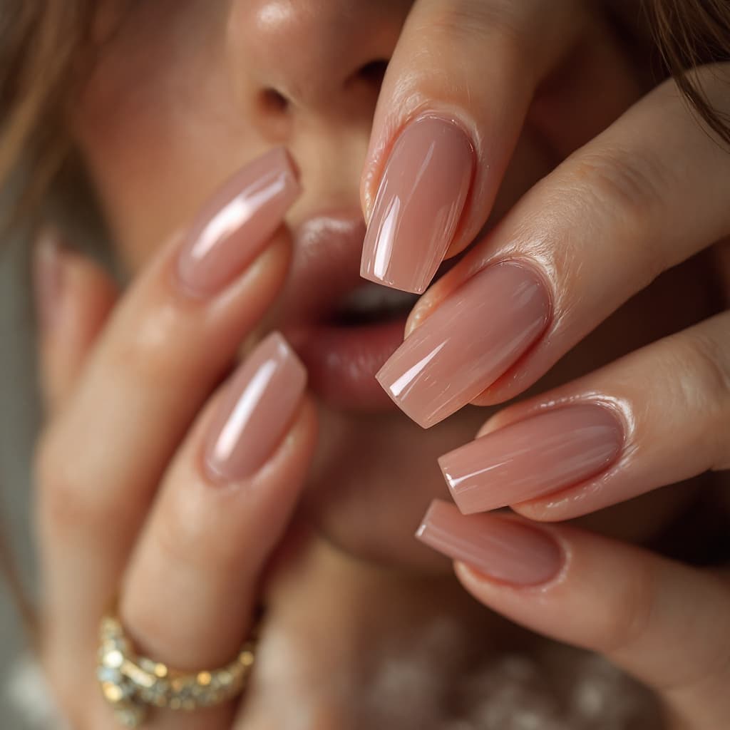 AI generated: Photo of a ultra realistic beautifull women with nails perfect
