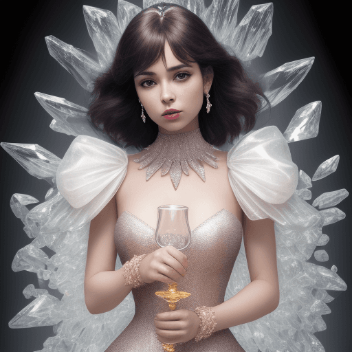 AI generated: a woman cristal