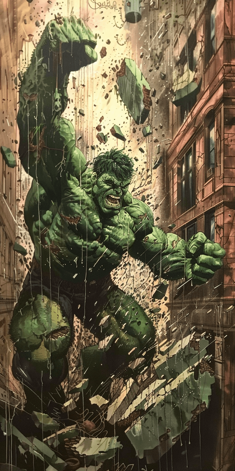 AI generated: comic book art, superhero, highly detailed, in the style of Stan Lee --ar 1:2 --stylize 700 --weird ...
