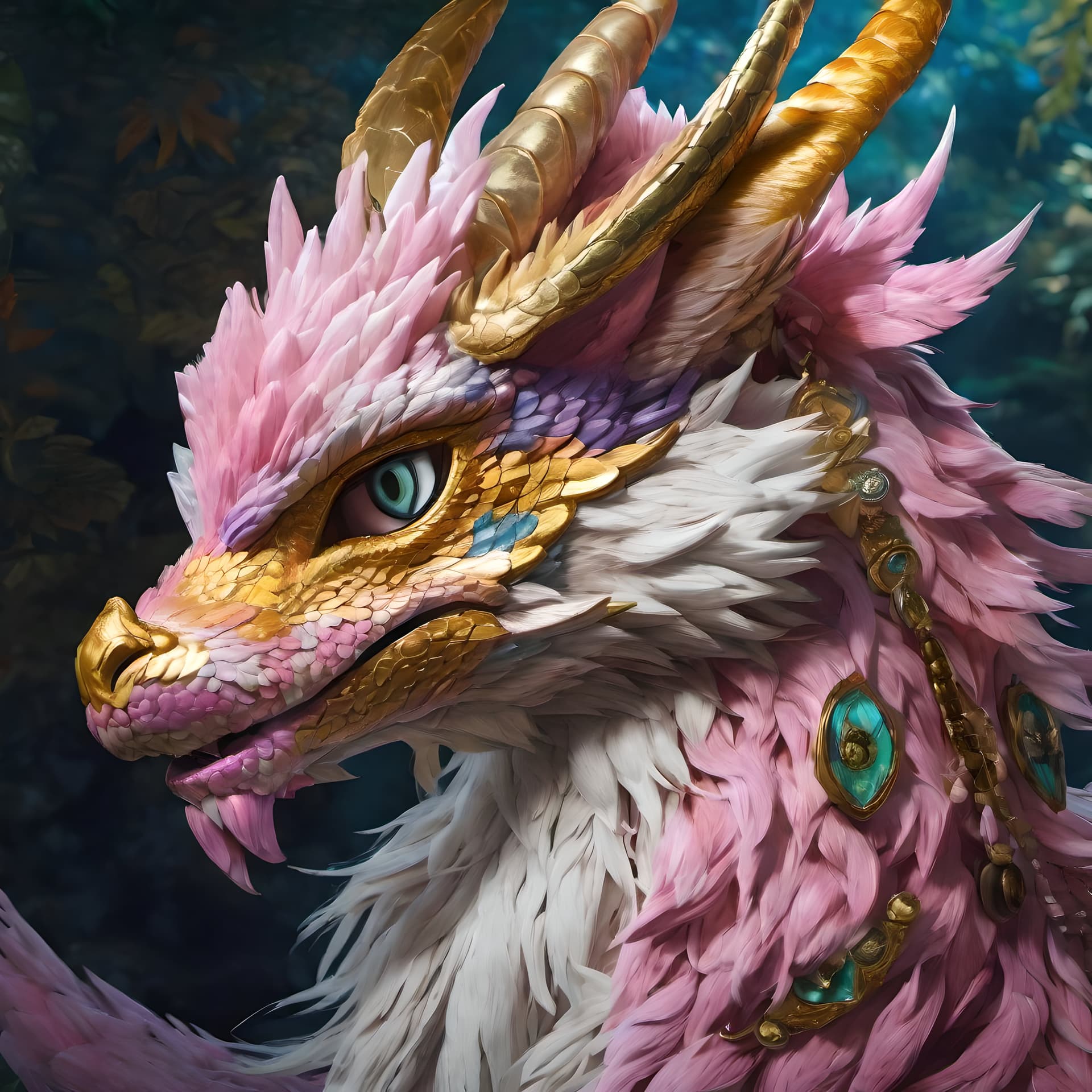 AI generated: Extremely detailed portrait of a Mizutsune from monster hunter, anatomically correct, UHD, highly de...