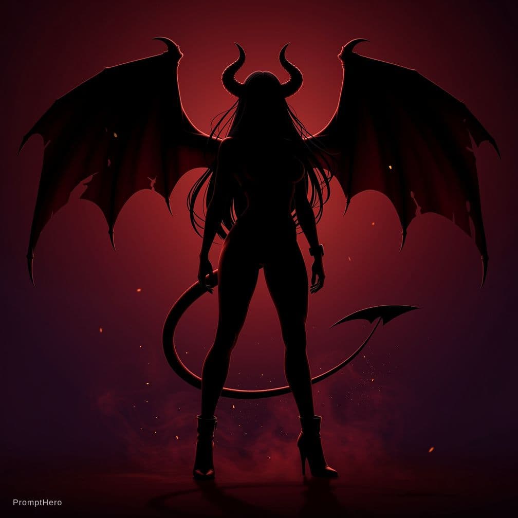 AI generated: Nacked succubis 