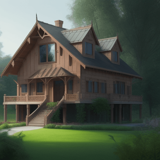 AI generated: a beautiful house