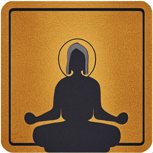 AI generated: audio, meditation, icon