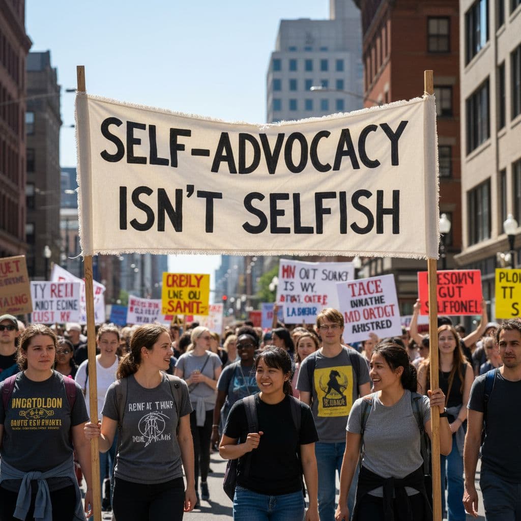 AI generated: Self-advocacy isn’t selfish