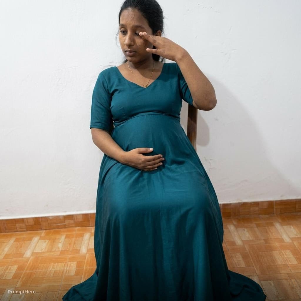 AI generated: Make this image in girl wear in full gown remove 