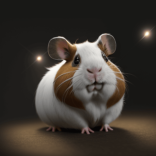 AI generated: Guinea pig, photorealistic, ultra detailed, fairy lighting, hdr. --ar 9:16