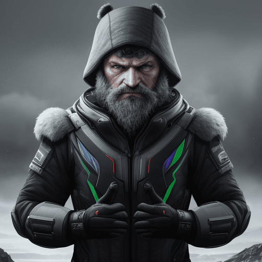 AI generated: Бэтмен Кратос, 4 k ultra HD 