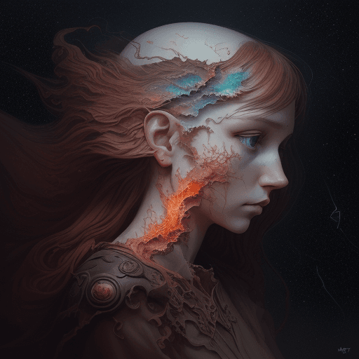 AI generated: photo illustration from a world in the clouds, in the style of tanya shatseva, the stars art group (...