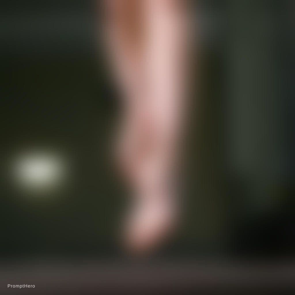 AI generated: shs showing her feets

