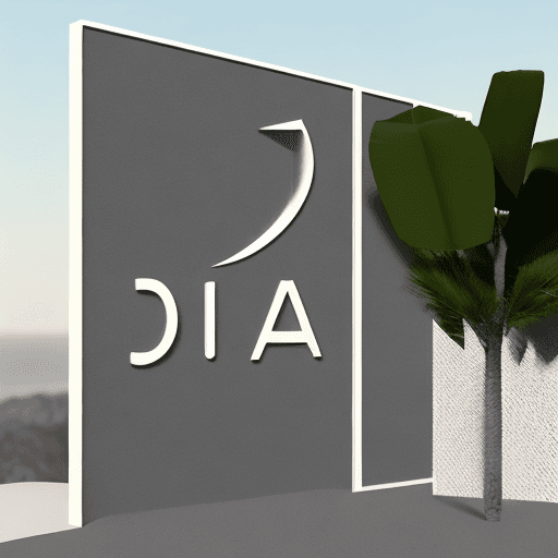 AI generated: I want a minimalist logo for a 3D company. The company name is "TeneriART" and must contain 3D Text....