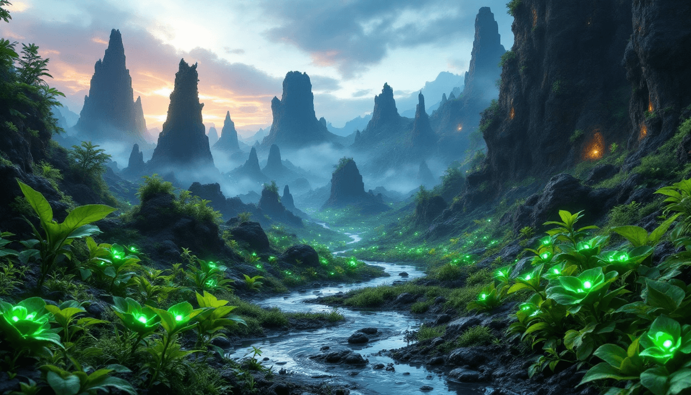 AI generated: (Terraformed alien mudworld), High quality, 8K, Ultra HD, Highly detailed, High contrast, Accurate l...