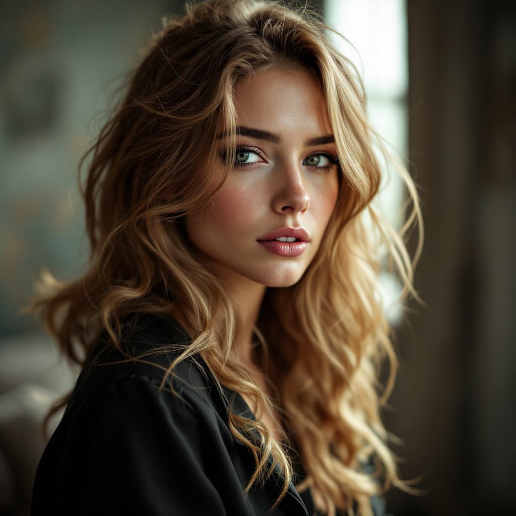 AI generated: Эротическая улыбчивая девушка 