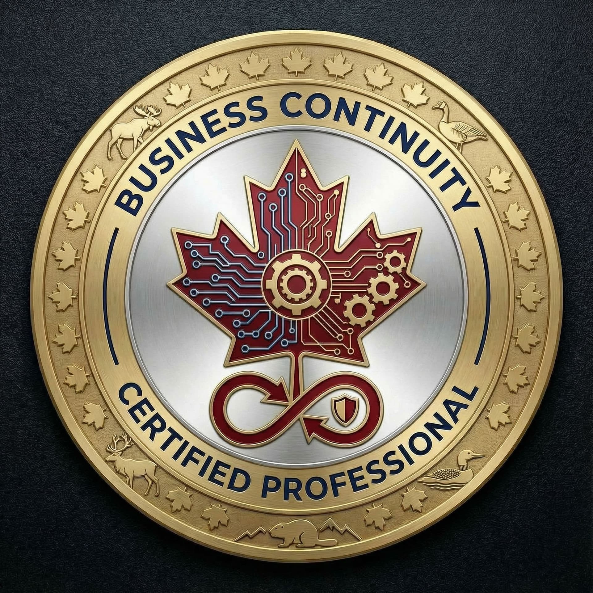 AI generated: Using the input image, add more Canadian symbolism, including more Maple Leafs.  Don't block any of ...