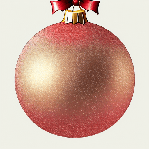 AI generated: detailed drawing of Christmas balls