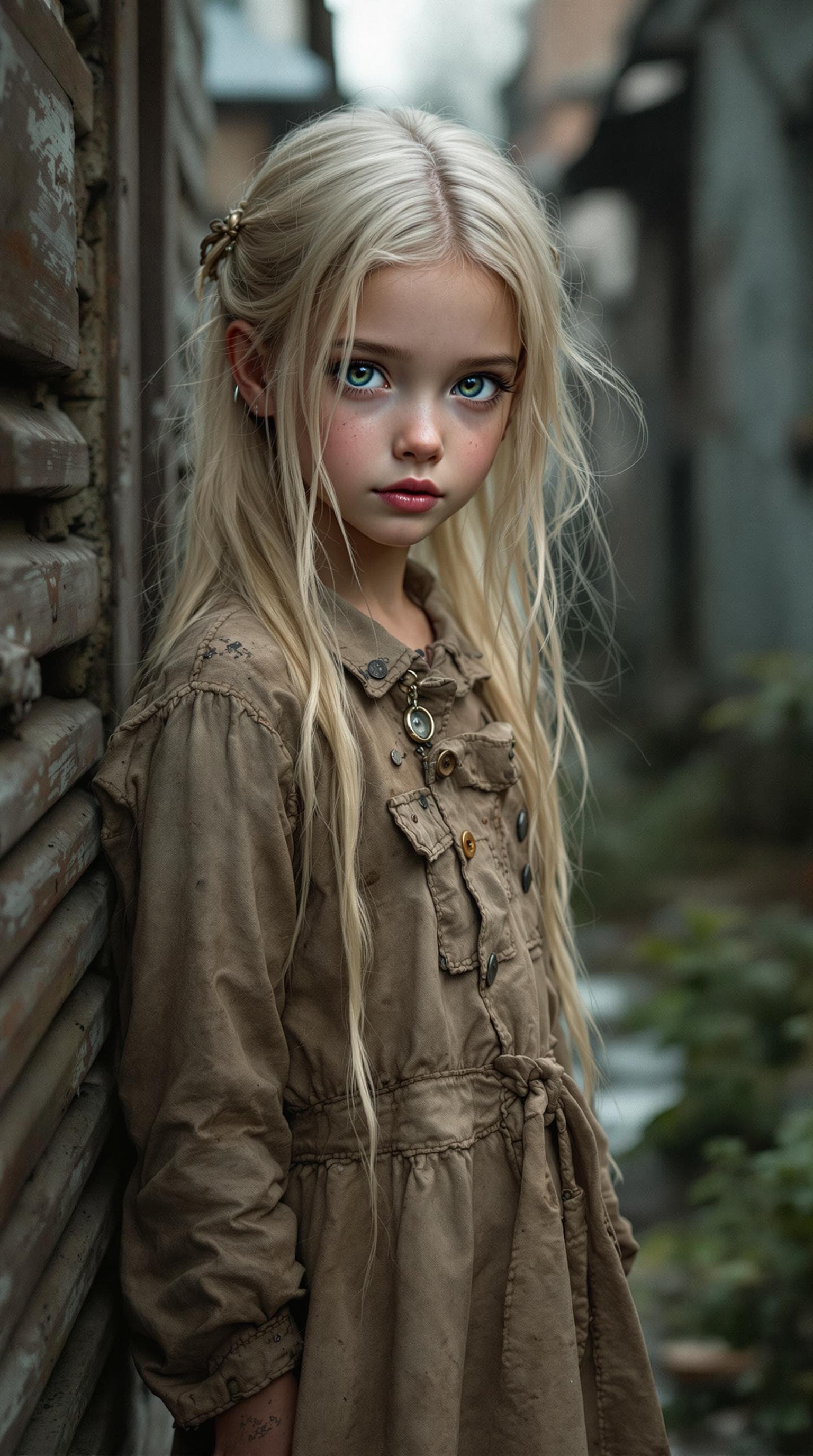AI generated: a professional photo of a exceptionally of the most beautiful Russia girl (age 7) in the world, show...