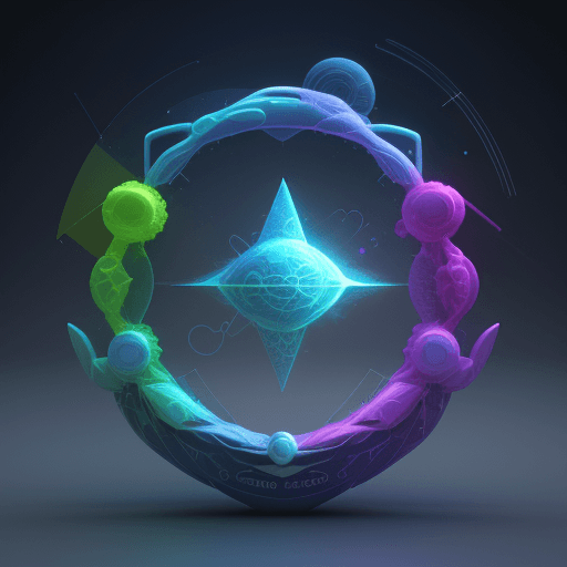 AI generated: 3D Illustration, dreaming, Dreams come true, particle effects, sense of technology, 3d modeling, wit...