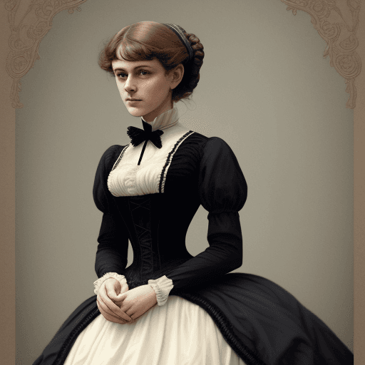 AI generated: A beautiful Victorian woman