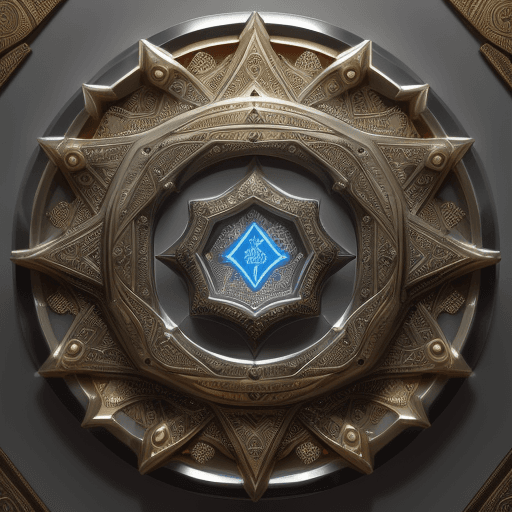 AI generated: "A majestic presence, resembling an ancient artifact crafted from gleaming metallic alloys, adorned ...