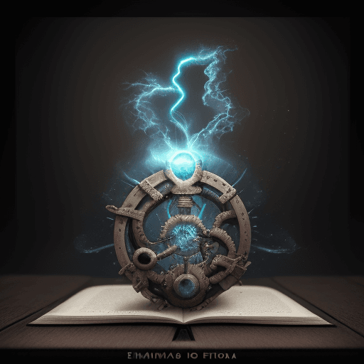 AI generated: Imagina una portada que fusiona elementos de alquimia, simbolismo y aventura en un diseño cautivador...