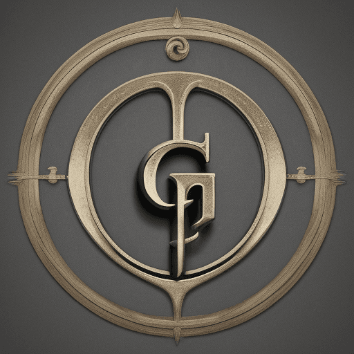 AI generated: a logo like Harry Potter with the letter G and P