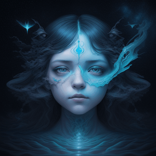 AI generated: photo illustration from a world in the clouds, in the style of tanya shatseva, the stars art group (...