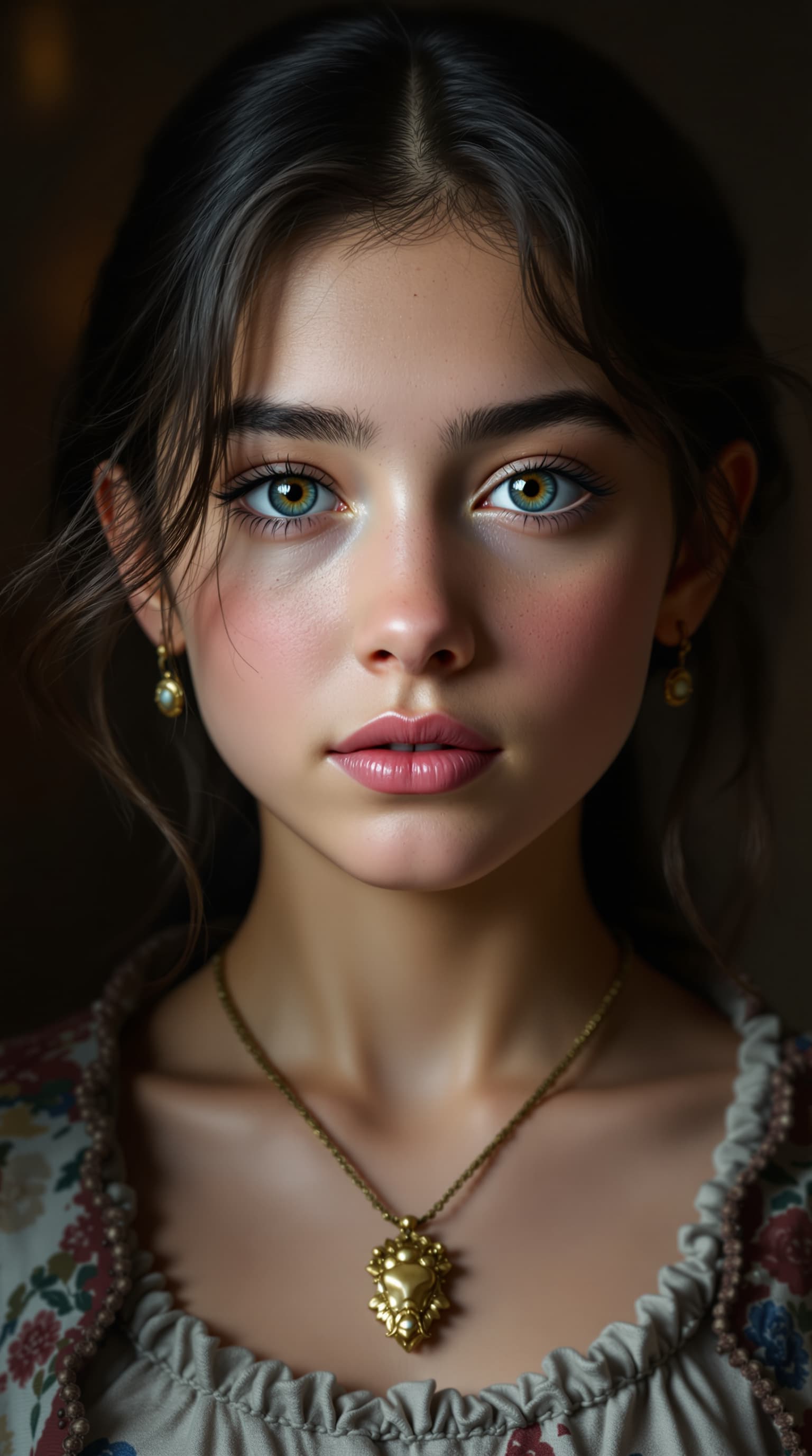 AI generated: A hyper-realistic depiction of twelve year old Eva Ionesco , created with Unreal Engine 5 and Octane...