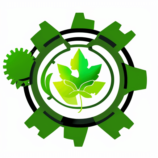 AI generated:  🌎 EcoTech Solutions: A logo
combining a leaf and a gear,
representing the company's focus
on susta...