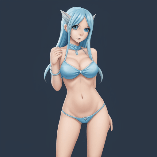 AI generated: fairy tail juvia shadbase style sfw
