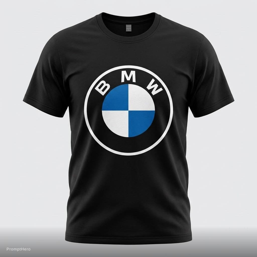 AI generated: black  tee mockup 3d render
