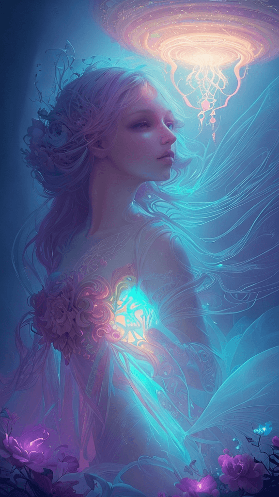 AI generated: Dream like Aesthetic
Vibrant Glow
Surreal Beauty
Ethereal Lighting
Modern Fantasy Art