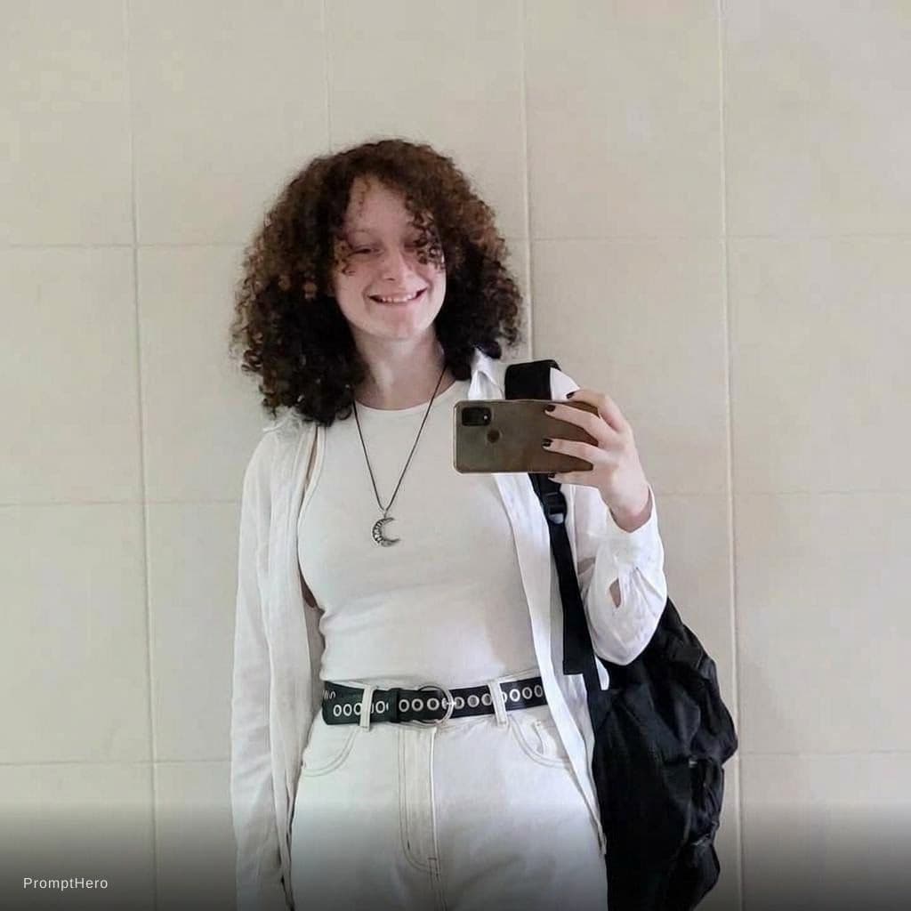AI generated: dress her in white
