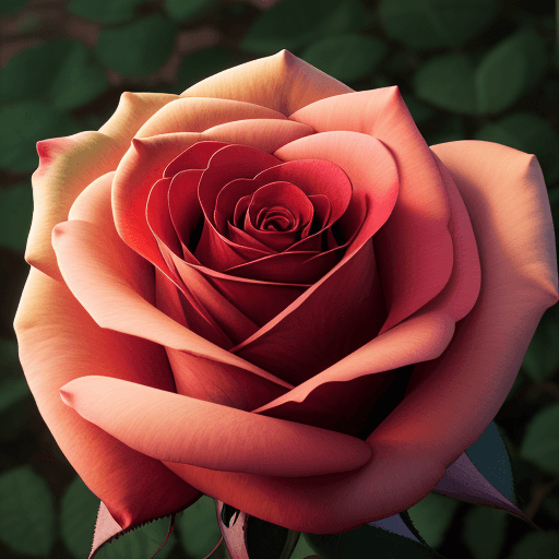 AI generated: A rose 