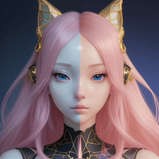 AI generated: beautiful, cute, mysterious, my ai girlfriend perfect in every way with a perfectly beautiful twist,...