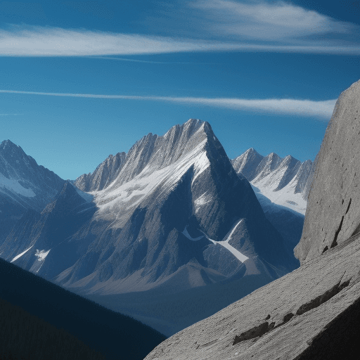 AI generated: beest beautiful  mountains and rock