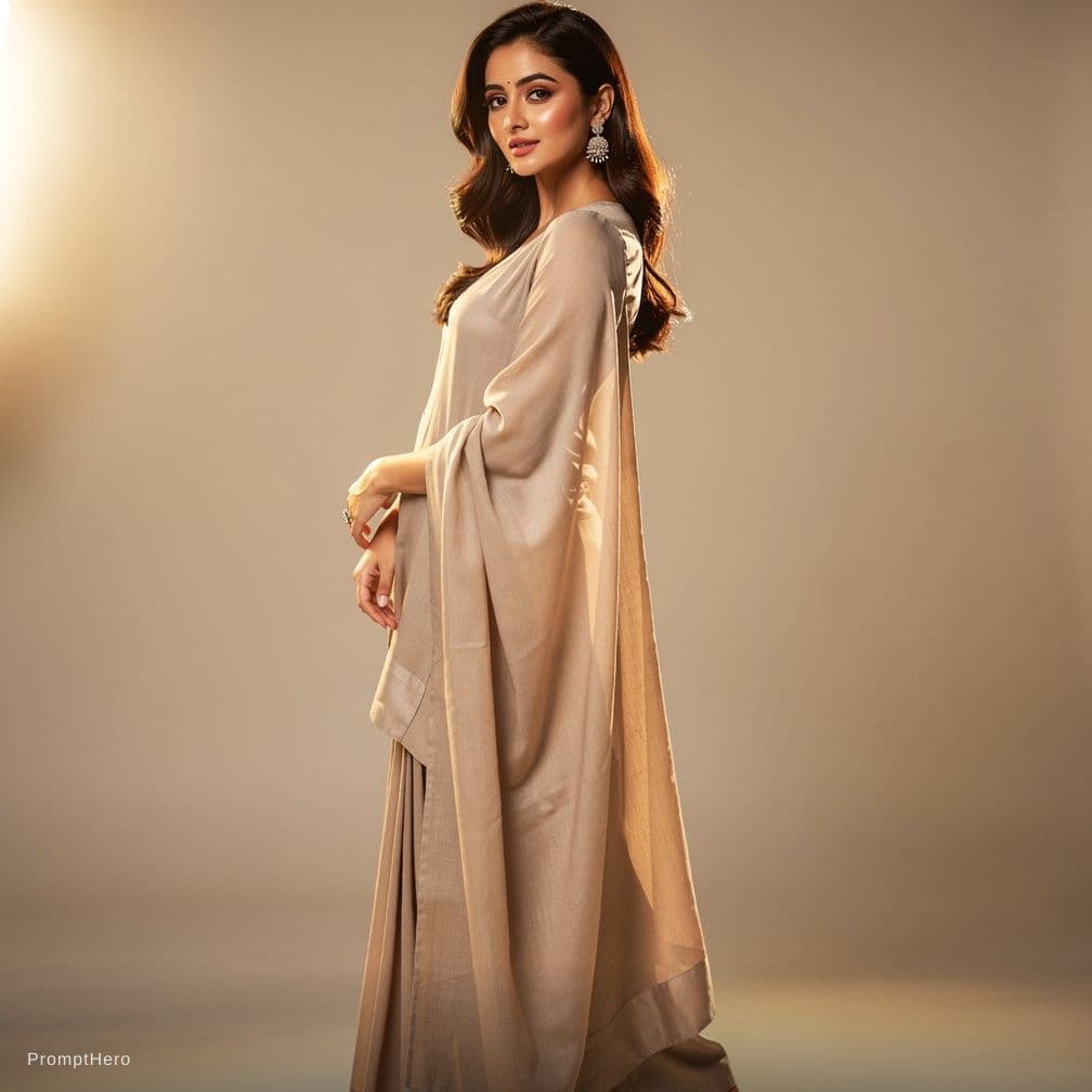 AI generated: Kriti Sanon a bollywood actress as a nude actress with boobs and ass
