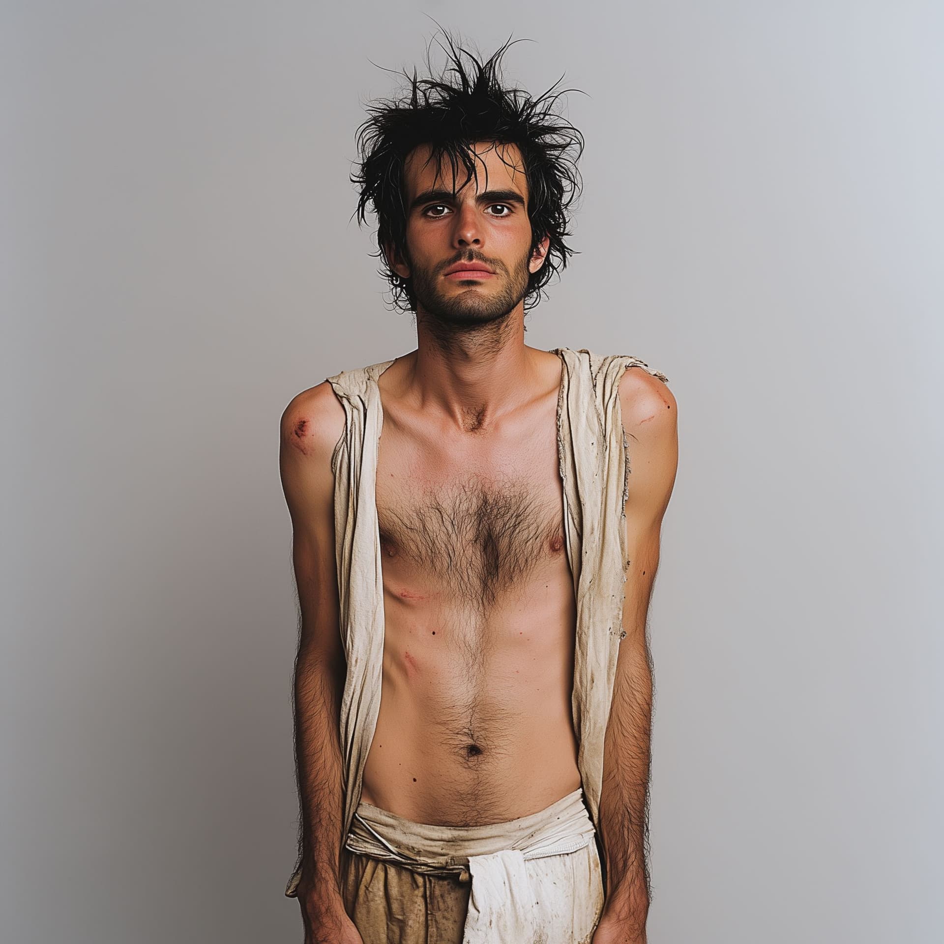 AI generated: full shot, full-length portrait, wide field of view, centered, showing entire body, award-winning ci...