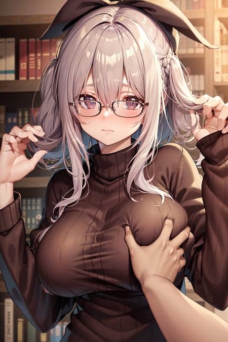 Clothed breast grab / 着衣乳揉み (LyCORIS) - Image 4