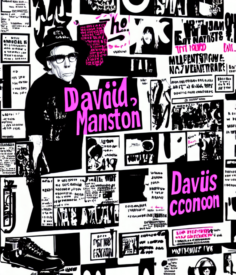AI generated: David Carson's manifesto style