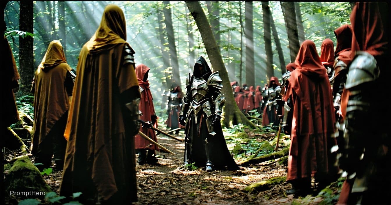 AI generated: 35mm color film still from  amirecan fantasy cinma