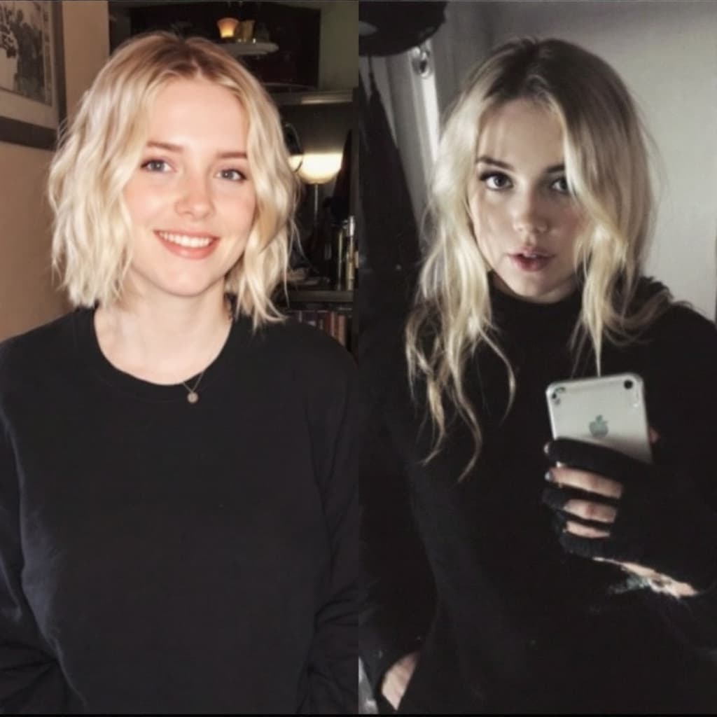 AI generated: Find a picture of phoebe bridgers, show her weight gain