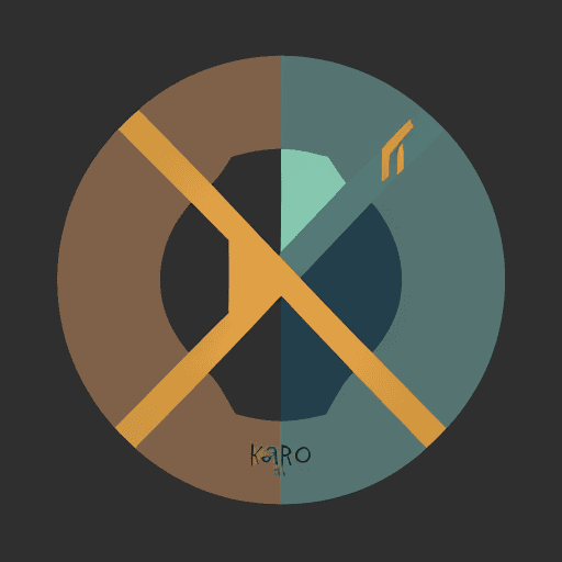 AI generated: logo brand name "Kairos" with color palette and letters that refer to nature, peace and tranquility