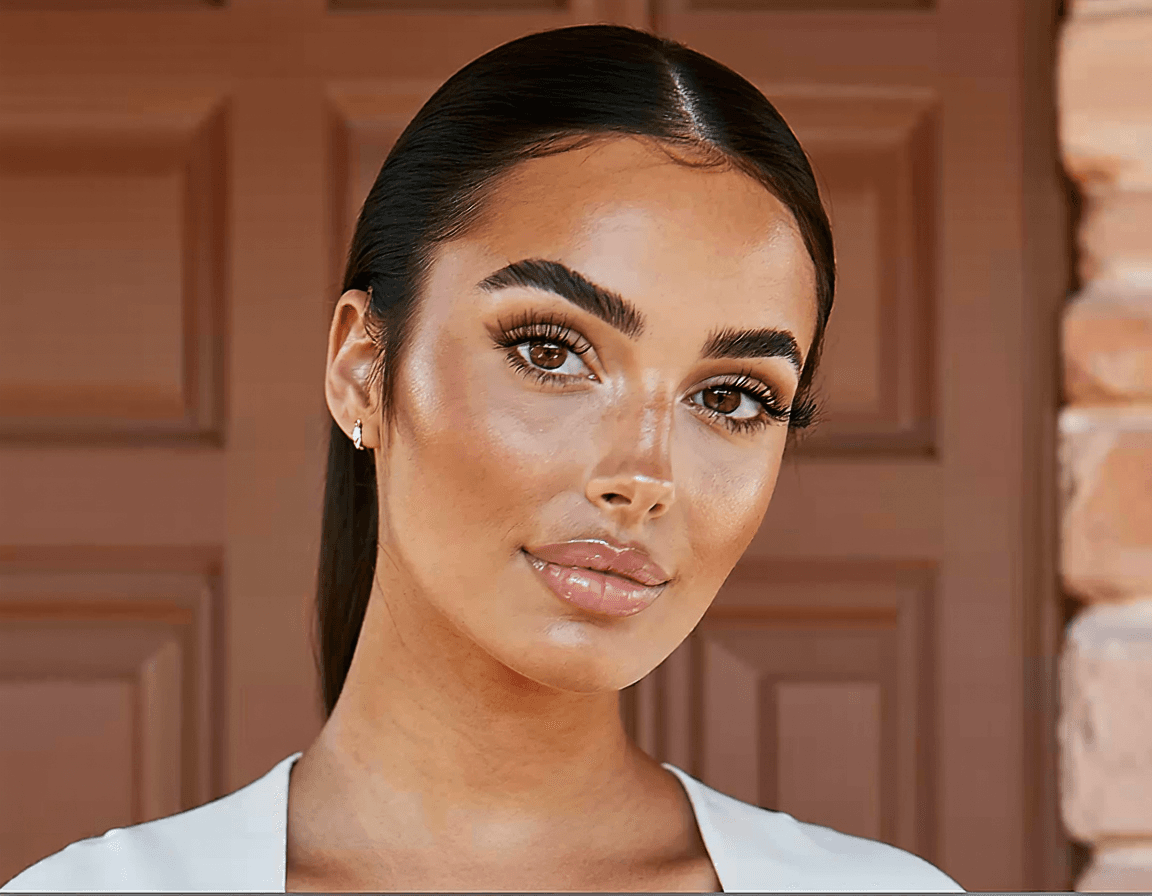 AI generated: Ultra realistic portrait of a female, around 22-25 years old, Mediterranean facial features, tanned ...