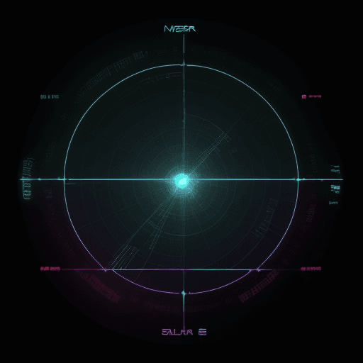 AI generated: sci-fi data graph