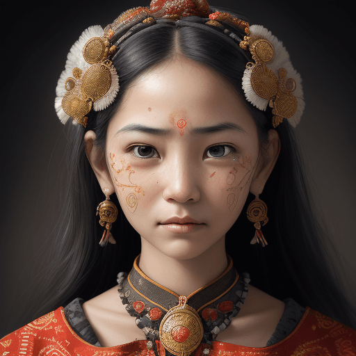 AI generated: Emotional Portrait: Choose someone with an expressive face, and capture a deep emotion—something lik...
